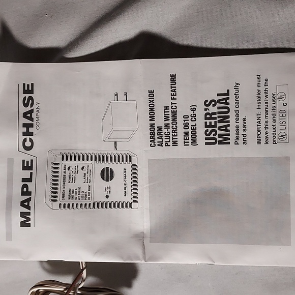 Air Guard Carbon Monoxide Maple Chase 0601Detector - Picture 6 of 8